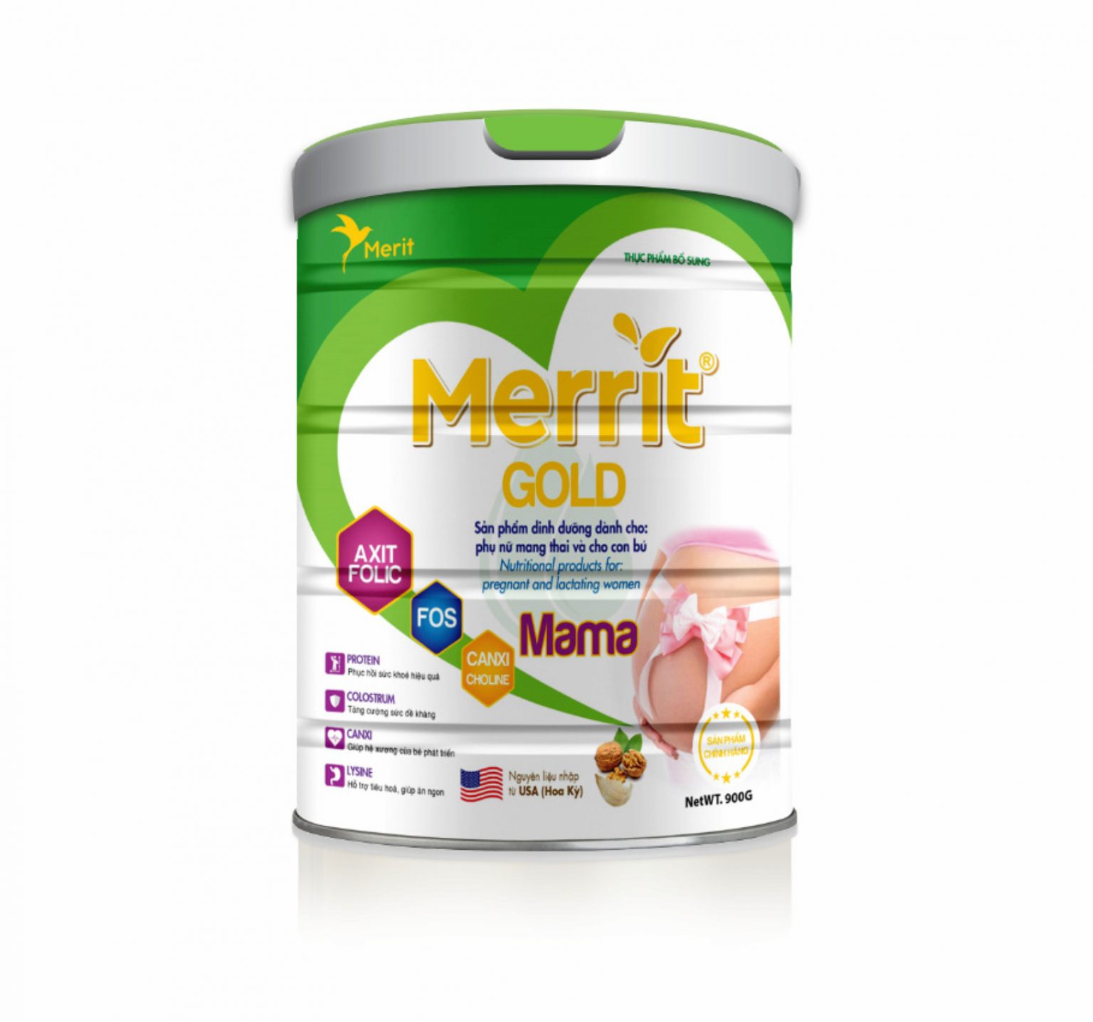 Merrit Gold Mama - Dinh Dưỡng Cho Phụ Nữ Mang Thai Và Đang Cho Con Bú