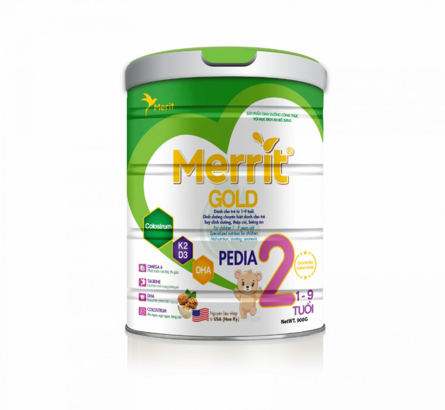 Merrit Gold Pedia - Dành Cho Trẻ 1-9 Tuổi