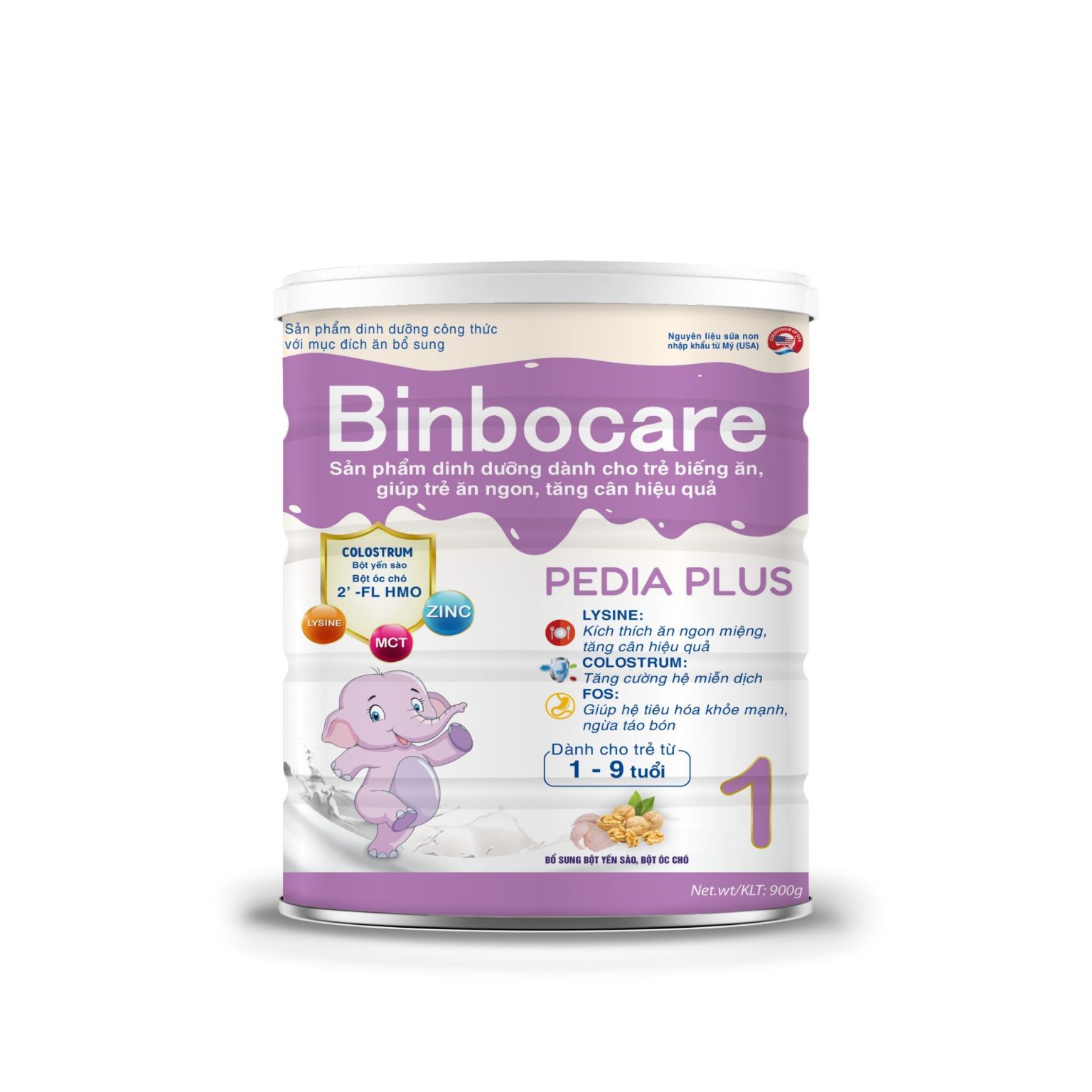 Binbocare Pedia Plus - Dinh Dưỡng Cho Trẻ Biếng Ăn