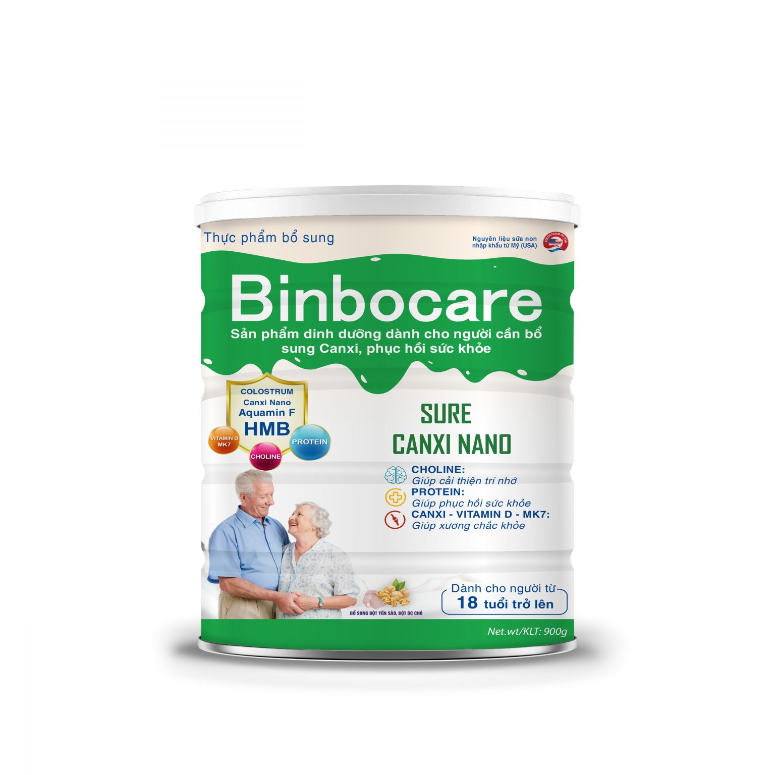 Binbocare Sure Canxi Nano - Bổ Sung Canxi, Phục Hồi Sức Khỏe