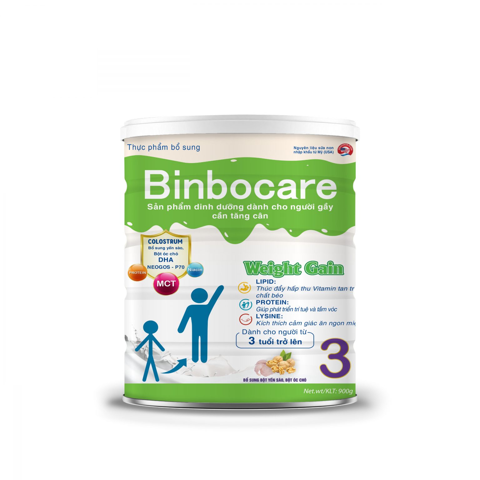 Binbocare Weight Gain - Dinh Dưỡng Dành Cho Người Gầy Cần Tăng Cân