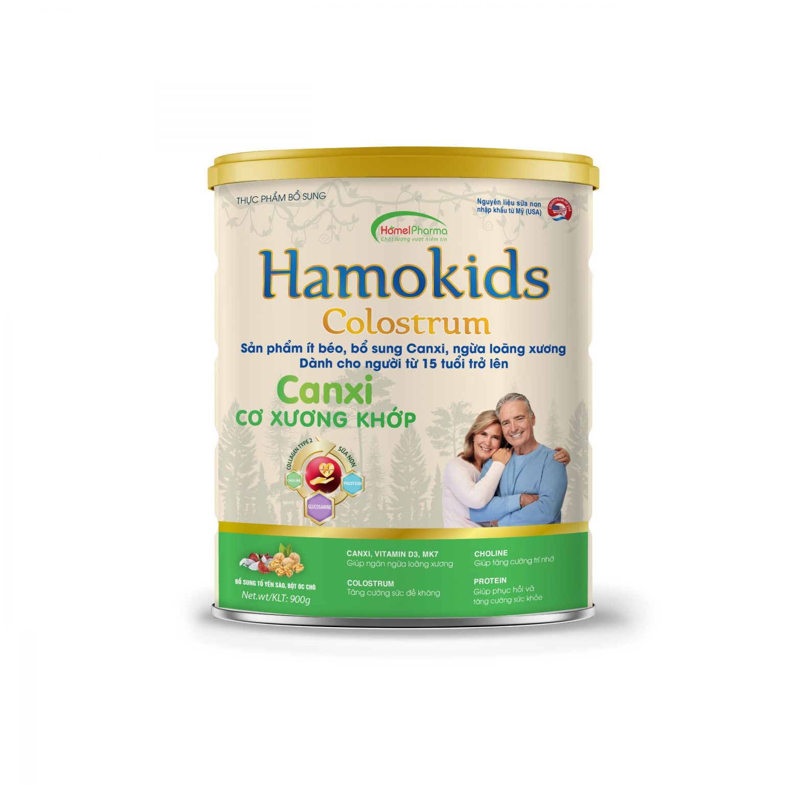 Hamokids Colostrum Canxi - Bổ Sung Canxi Cho Người Từ 15 Tuổi Trở Lên