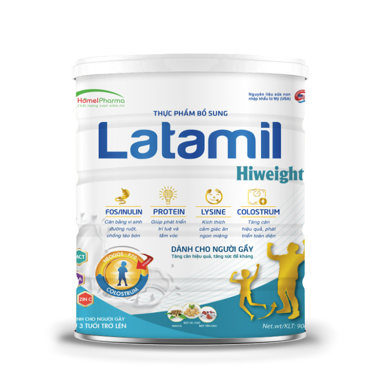 Latamil Hiweight - Tăng Cân Hiệu Quả, Tăng Sức Đề Kháng