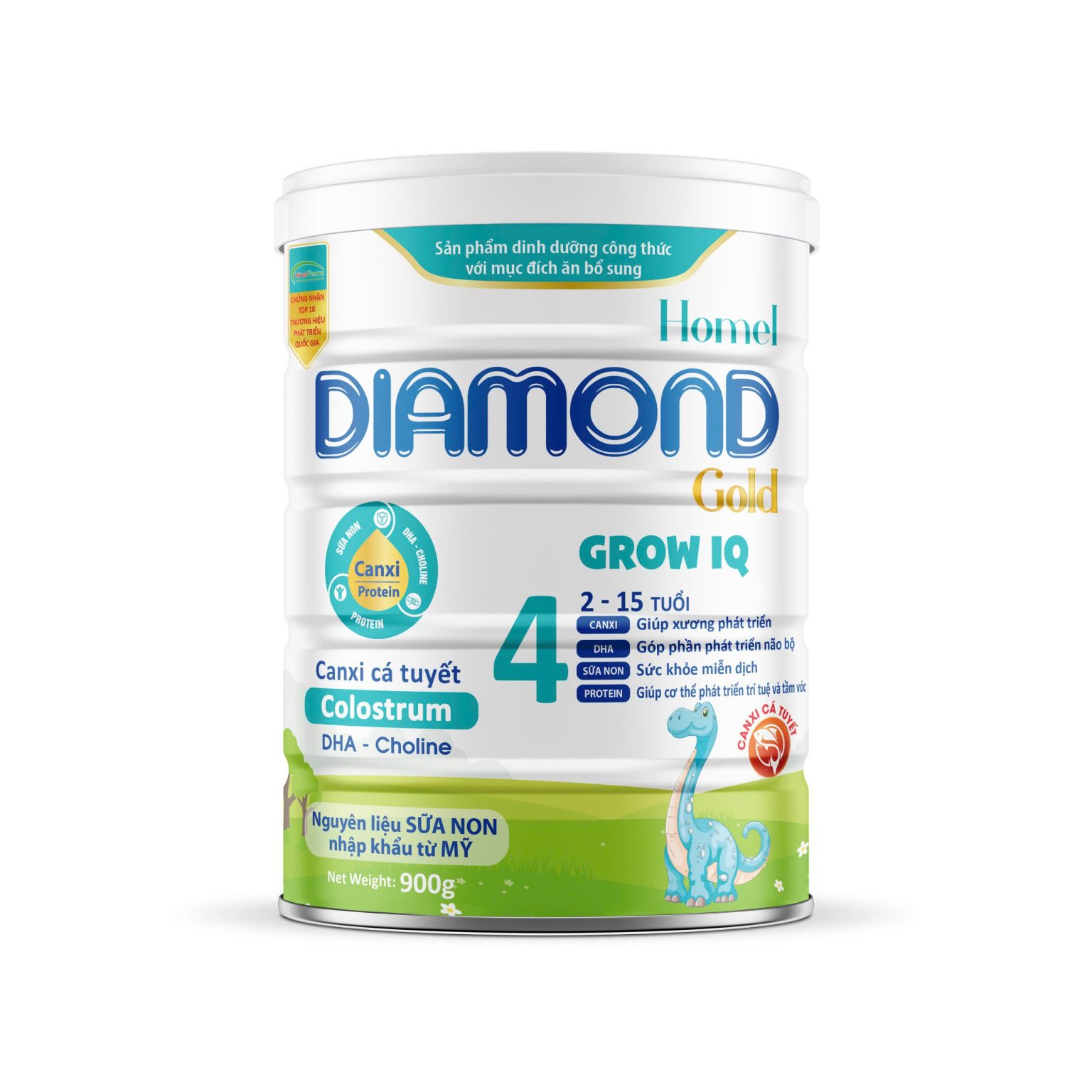 Homel Diamond Gold Grow IQ - Dành Cho Trẻ Từ 2-15 Tuổi