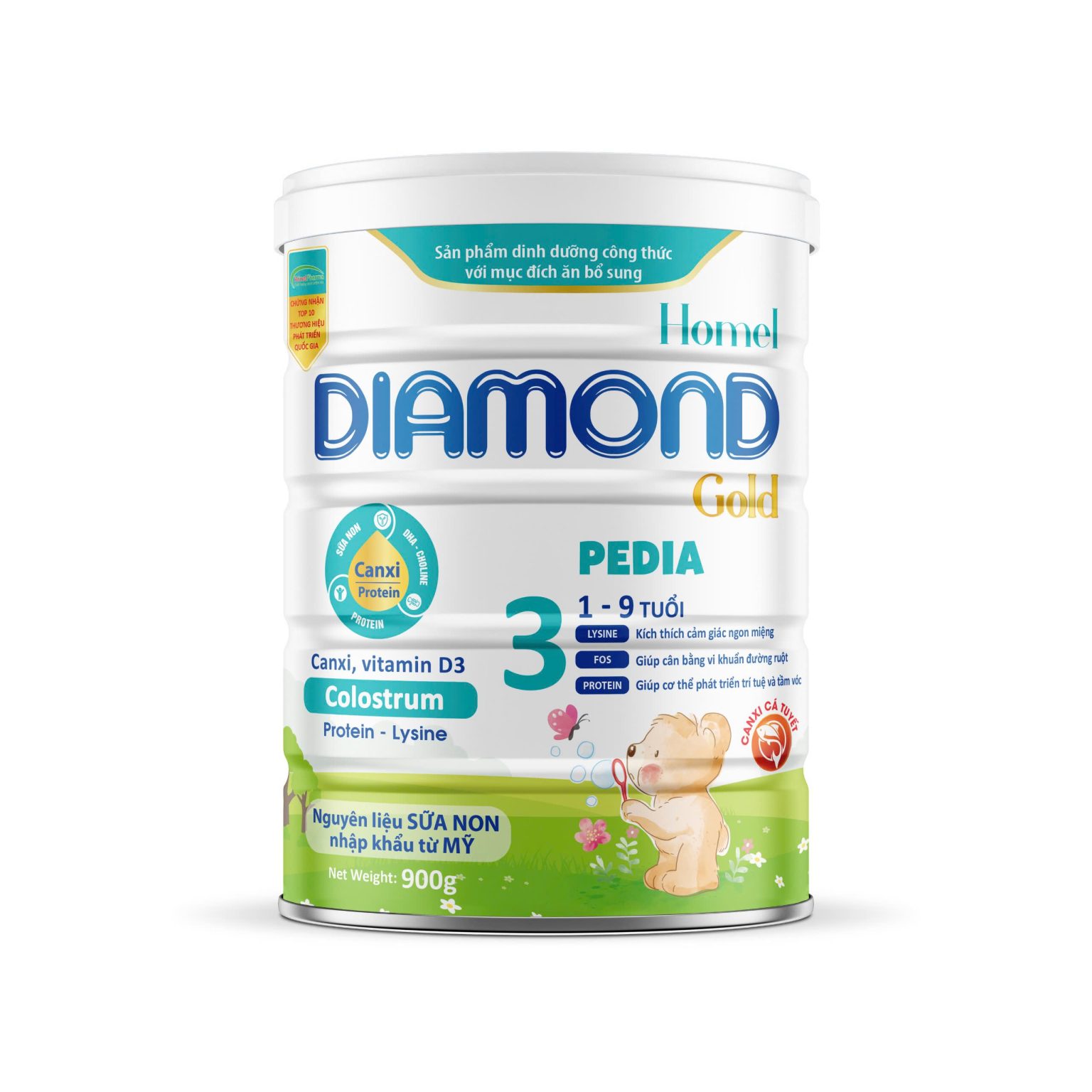 Homel Diamond Gold Pedia - Dinh Dưỡng Giúp Bé Ăn Ngon Miệng