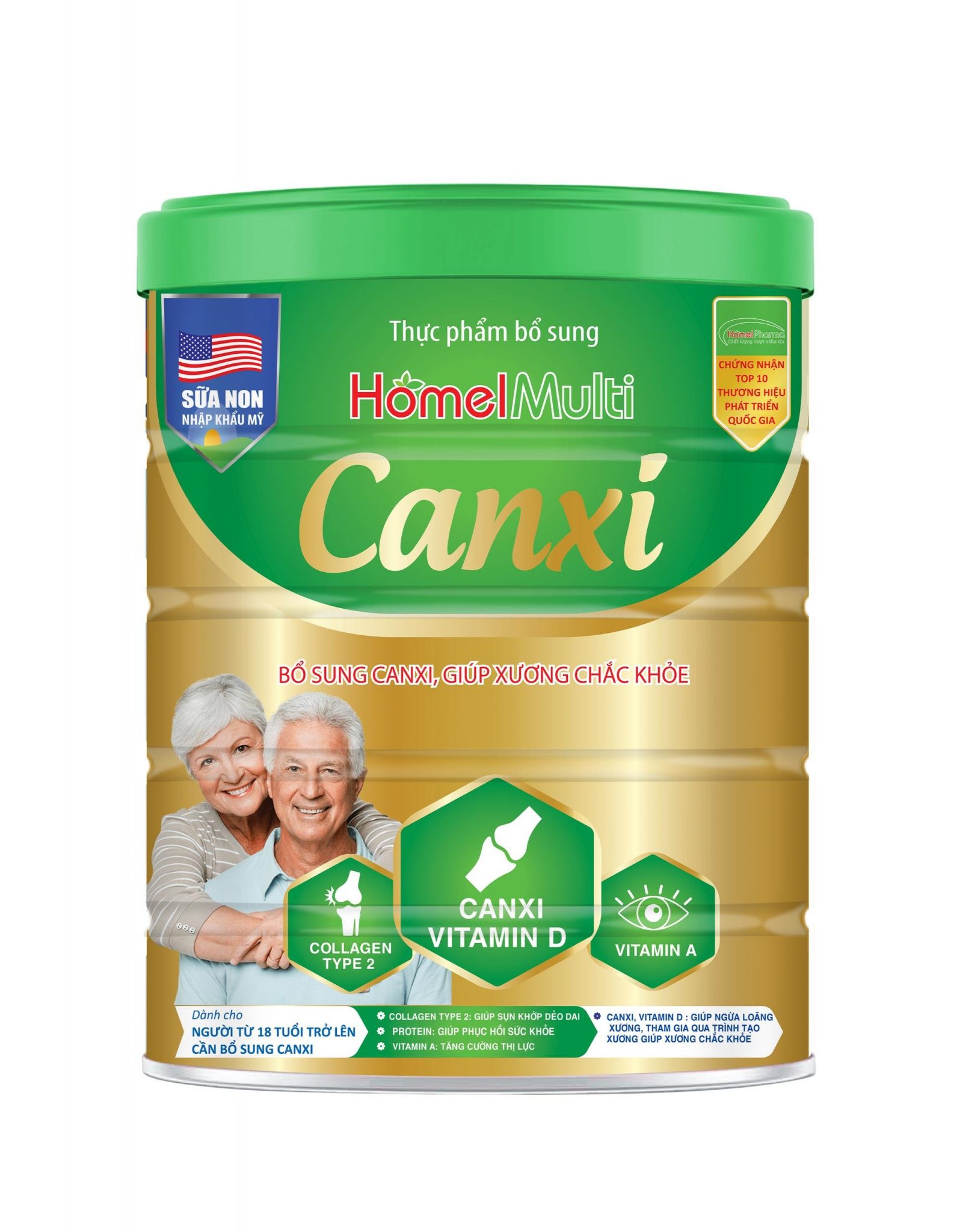 HomelMulti Canxi - Dành Cho Người Từ 18 Tuổi Trở Lên Cần Bổ Sung Canxi