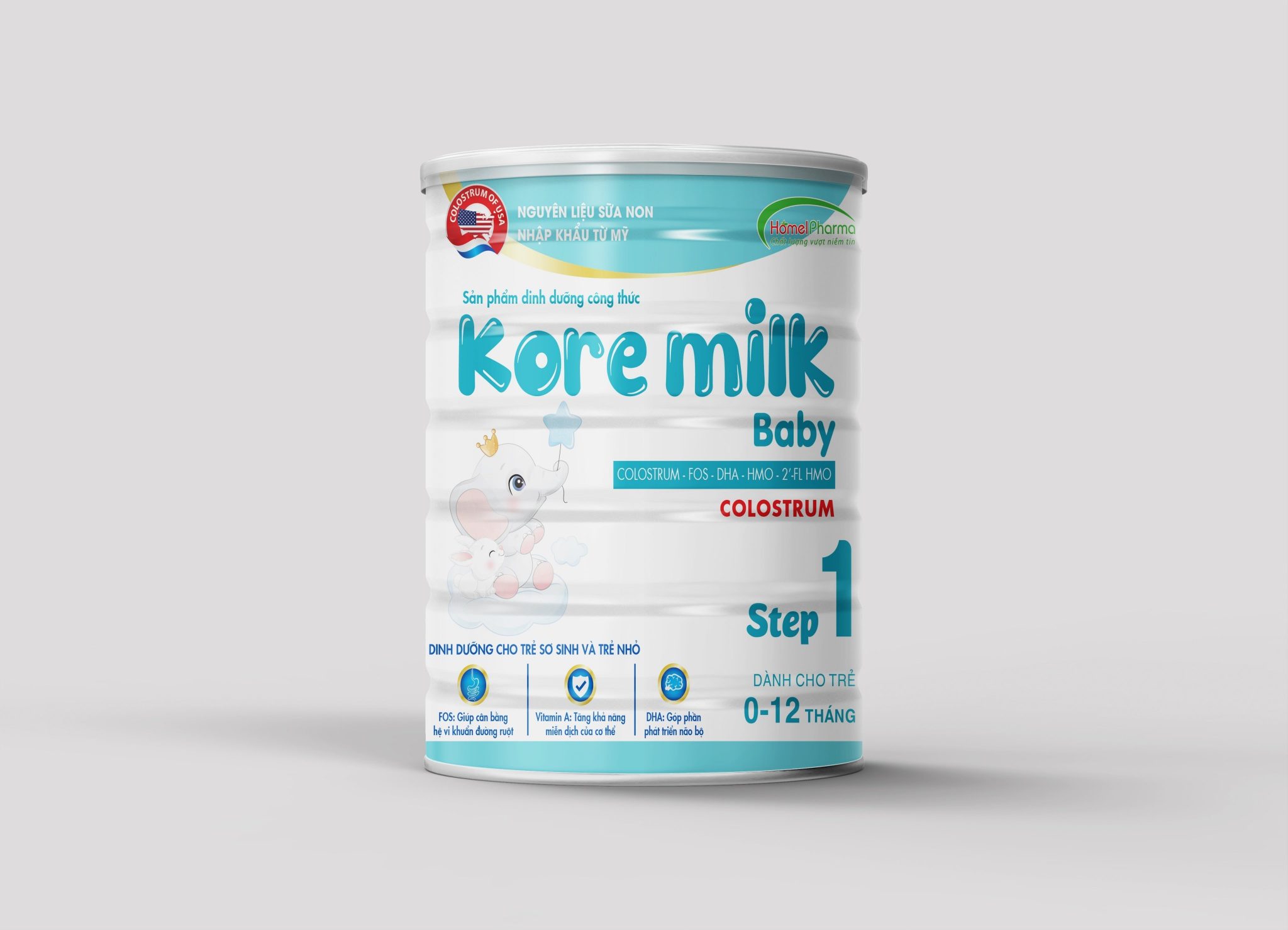 Kore Milk Baby  Step 1 - Dành Cho Trẻ 0 -12 Tháng