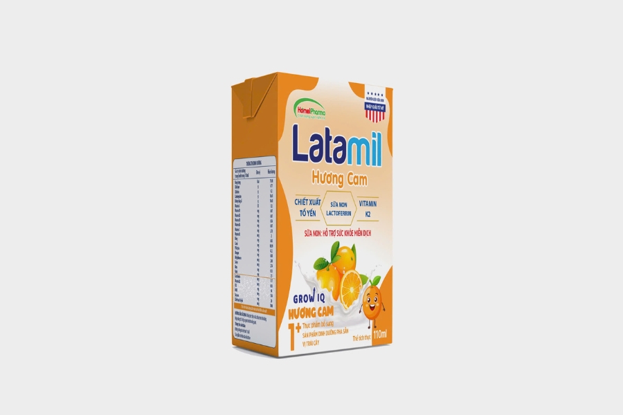 Latamil Grow IQ Hương Cam - Hỗ Trợ Sức Khỏe Miễn Dịch